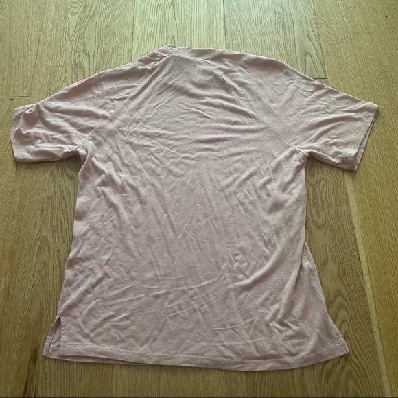 FRANK & OAK MOCK NECK PINK SHORT SLEEVES TEE- XS - Picture 6 of 12